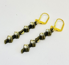 Art.20201 Aros doble strass gold en internet