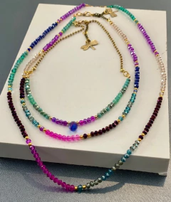 Art.2303 Collar corto cristales Colette gold violeta(copia) (copia) (copia) (copia) (copia) - comprar online
