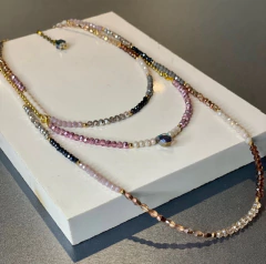 Art.2303 Collar corto cristales Colette gold vino(copia) (copia) (copia) (copia)