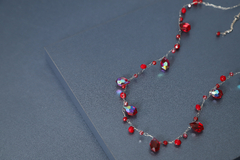 Art. 2201 Collar Cecile tejido silver rubi. - comprar online