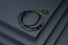 Art.2305 Pulsera/ collar largo Colette gold verde ingles. (copia)