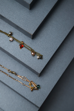 Art.2313 Collar dijes Colette gold. - comprar online