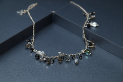 Art.2319 Collar silver Emily negro.