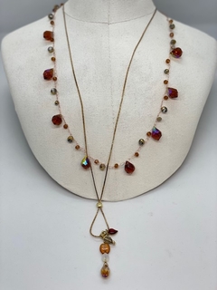 Art.2202 Collar Cecile largo gold color ambar.(copia) (copia) (copia) (copia) (copia) (copia) - comprar online