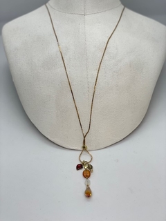 Art.2202 Collar Cecile largo gold color ambar.(copia) (copia) (copia) (copia) (copia) (copia)