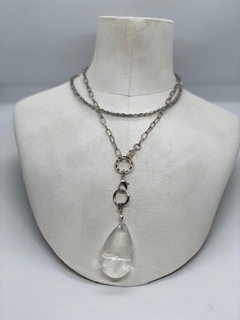 Art. 2111 Collar corto Checo cristal silver