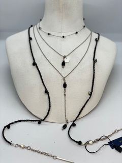 Art. 2112 Collar lazo tejido negro SILVER (copia) (copia) (copia) (copia) (copia) (copia)