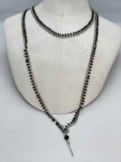 Art.2076 Collar kate largo doble negro (copia) - comprar online