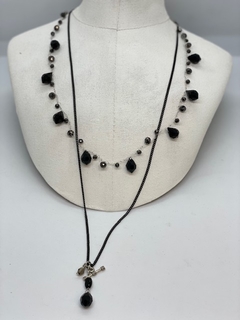 Art.2201 Collar Cecile tejido cristales silver color negro. (copia) (copia) (copia) (copia) (copia) (copia) (copia) (copia) - comprar online