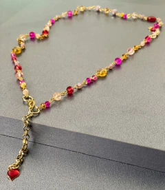 Art.2301 collar tipo rosario indu multicolor fuxcia(copia) (copia) (copia) (copia)