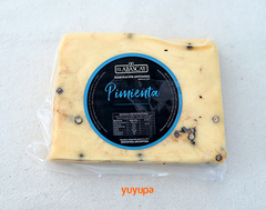 Queso Campeche Agroecológico a la Pimienta ´´El Abascay´´ (Cuña de 300 Gr. Aprox.)