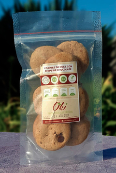 Cookies de Nuez con Chips de Chocolate x 100 Gr. ´´Oki´´ (55% Orgánicas)