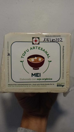 Tofu Artesanal con Soja Orgánica x 500 Gr. ´´MEI´´ - comprar online