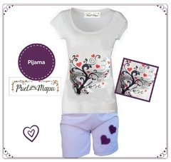 Pijama "Arbol con corazones"