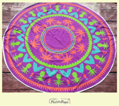 Lona toalla playera redonda