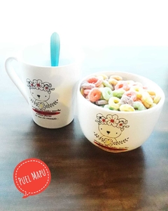 Taza "Puel Mapu"  "Porque  Tù vales mucho pero mucho,èchate flores de vez en cuando..." - comprar online