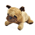 cachorro-de-pelucia-pug-marrom-cão