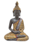 Estátua De Buda Hindu Dourado Resina 12 Cm Altura Marrom Esc