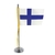 Mini Bandeira de Mesa da Finlândia 15 cm Poliéster