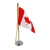 Mini Bandeira de Mesa Canadá 15 cm Poliéster
