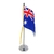 Mini Bandeira de Mesa Austrália 15 cm Poliéster