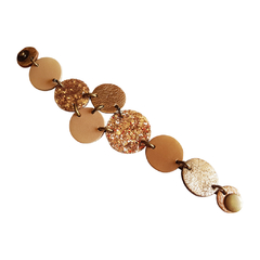 BRAZALETE DE CUERO ABSTRACTA (PU1014)