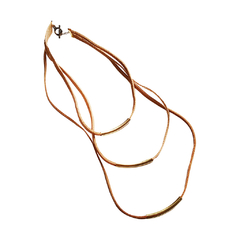 COLLAR DE CUERO TIENTOS (CO1019) - comprar online