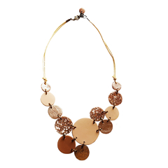 GARGANTILLA DE CUERO ABSTRACTA MAX (CO1058) - comprar online