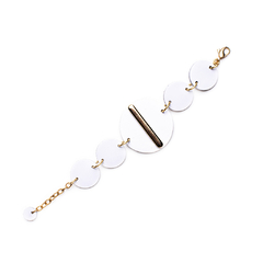 BRAZALETE DE CUERO BOA (PU1002) - Cecilia Caminos