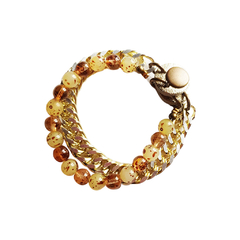 PULSERA DE CUERO DOBLE ENIA (PU1015) - comprar online