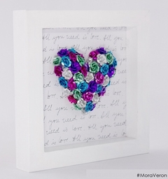 Corazon multicolor metal