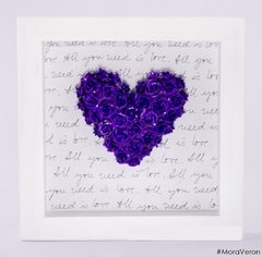 cuadro corazon con flores moraveron deco home all you need is love