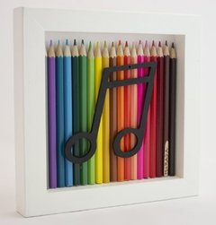 cuadro lapices musica colores home deco moraveron palermo