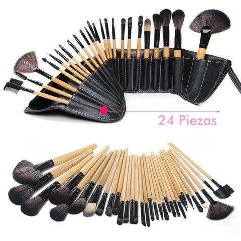 SET DE 24 BROCHAS Y PINCELES SET DE 24 BROCHAS Y PINCELES