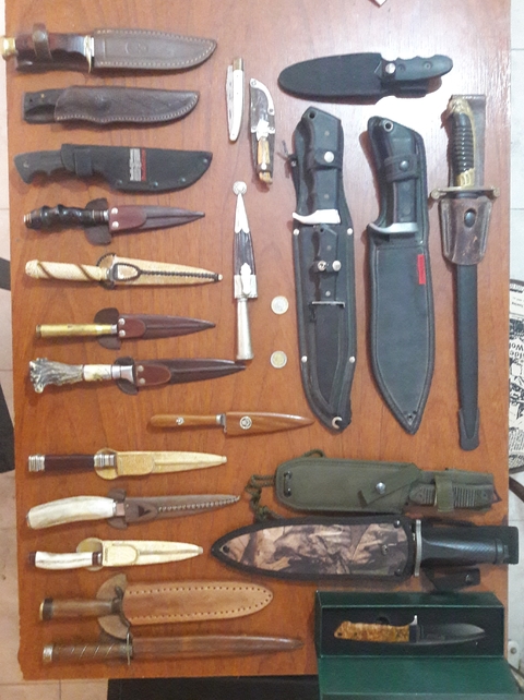 Colección Cuchillos usados
