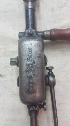 Antiguo Taladrado Peugeot Francés Original en Acero y Madera - comprar online