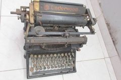 Antigua Maquina De Escribir Underwood Elliott Fisher 1915