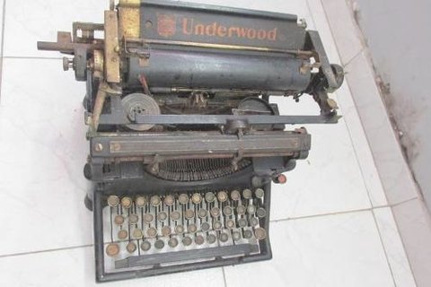 Antigua Maquina De Escribir Underwood Elliott Fisher 1915
