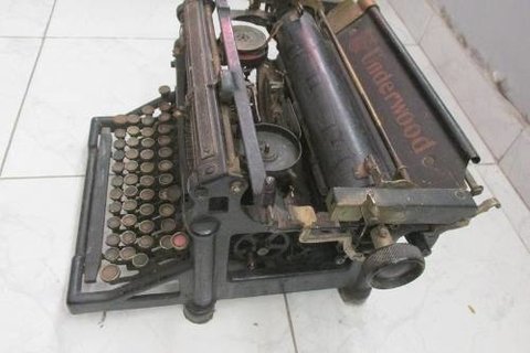 Antigua Maquina De Escribir Underwood Elliott Fisher 1915 en internet
