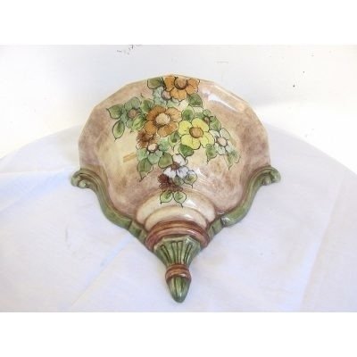 Antigua Rinconera De Porcelana Ordenador De Baño Cro De Mesa