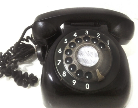 Teléfono antiguo de baquelita Standard Electric - comprar online