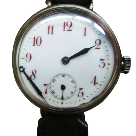 reloj suizo Terrasse a cuerda. Plata 0,935