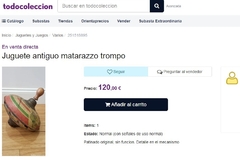 Trompo de juguete litografiado Matarazzo - tienda online