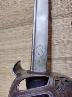 Imagen de Antiguo Sable 1898 De Granaderos Solingen Triple Numeracion Original
