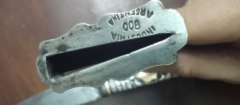 Cuchillo Verijero de Plata 800 y Oro CIRCA 1980 - tienda online