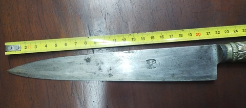 Importante Cuchillode alpaca y Oro JUCA 39 cm! - tienda online