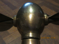 Helice de Barco inglesa 14 KG de Bronce CIRCA 1910 - Polo Antiguo - Antigüedades en Argentina