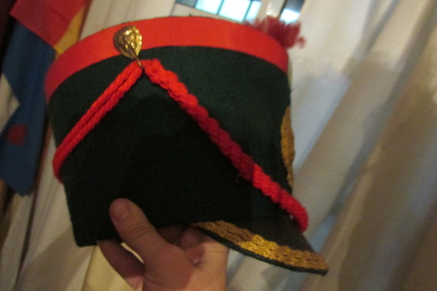 morrion de granaderos replica ejercito traje - Polo Antiguo - Antigüedades en Argentina