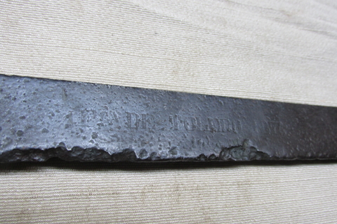 Espada de Bronce Toledo 1871 tipo briquet De Oficial de Infanteria - tienda online