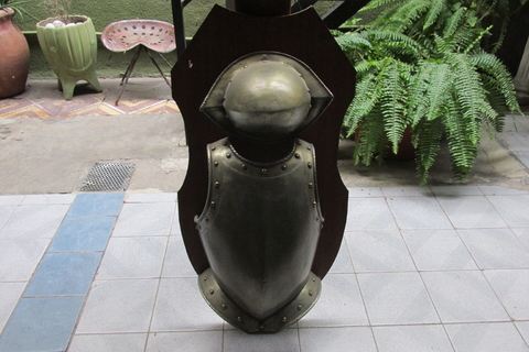 yelmo y casco corazas medieval Unica Replica Noble con Panopla de Madera